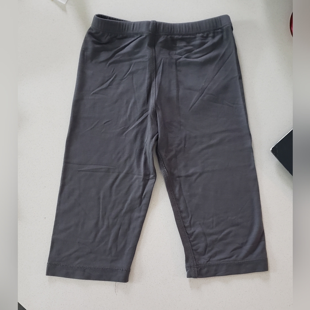 6-12 mos Bamboo pants KicKee Pants Pewter
